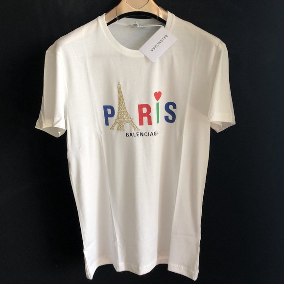 balenciaga white t shirt mens